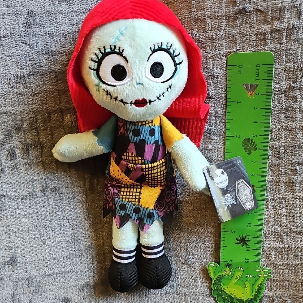 Colorful Patchwork Doll with Red Hair